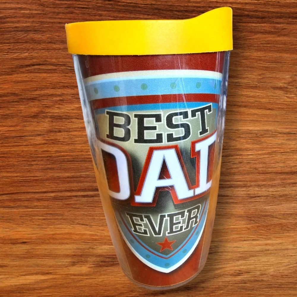 Best Dad Ever. Tervis Tumbler Father's Day. NWOT, never used.